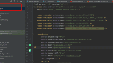 Android Manifest Dosyası Nedir? Ne İşe Yarar? – Web Tasarım & Programlama