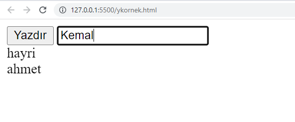 JavaScript Text Kutusunda Enter’a Basınca Buton Çalıştırma – Web Tasarım & Programlama