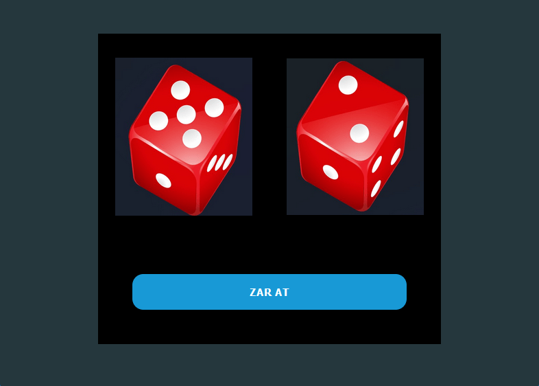 JavaScript Zar Atma Oyunu Örneği (Çift Zar) – Web Tasarım & Programlama