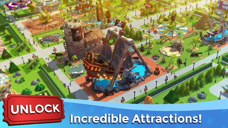 RollerCoaster Tycoon Touch MOD APK