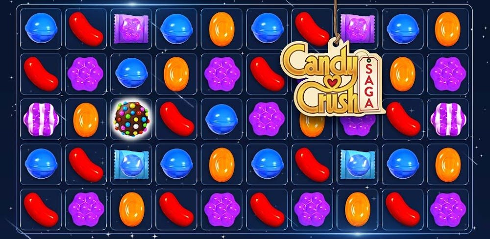 Candy Crush Saga Mod APK v1.252.1.1 (Unlimited Lives, boosters, Level Unlocked) Download