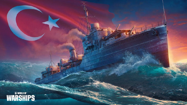 World of Warships'e Türk Gemisi Geliyor: Muavenet!