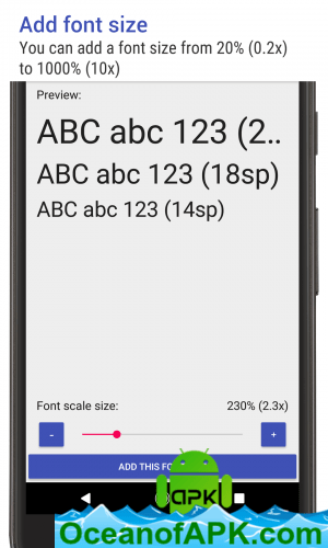 Big Font (change font size) v3.66 [Pro] APK Free Download