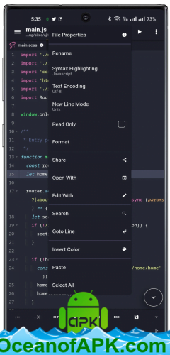 Acode - code editor FOSS v1.8.7 build 320 [Paid] APK Free Download