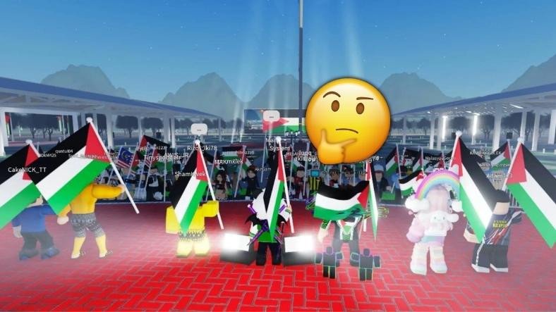 Roblox'ta Filistin İçin Sanal Bir Protesto Düzenlendi