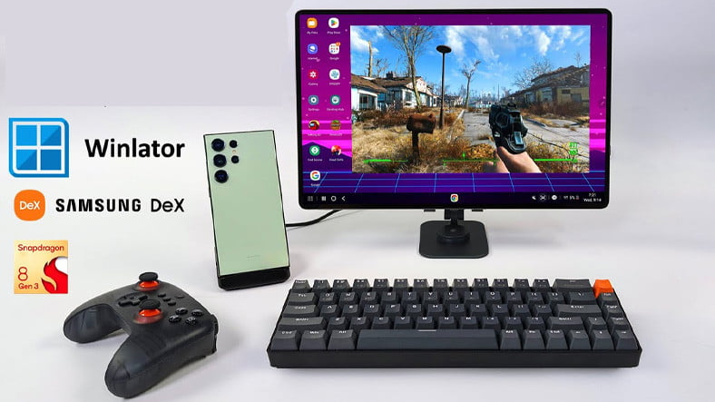 Samsung Galaxy S24 Ultra'da PC Oyunları Test Edildi [Video]
