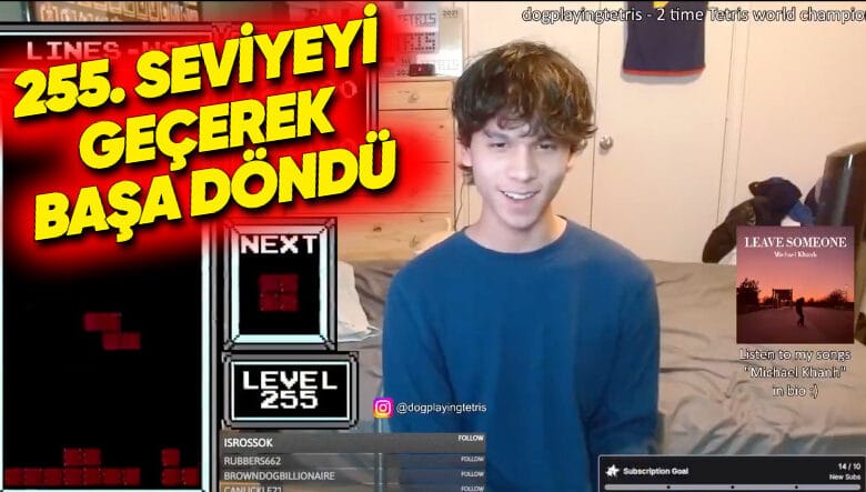 Tetris'te Dünya Rekoru Kırıldı: İlk Kez Bir Oyuncu 255. Seviyeyi Geçti [Video]