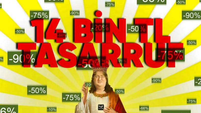 14 Bin TL Tasarruf Burada! Steam'de En Az %90 İndirime Giren 10 Oyun