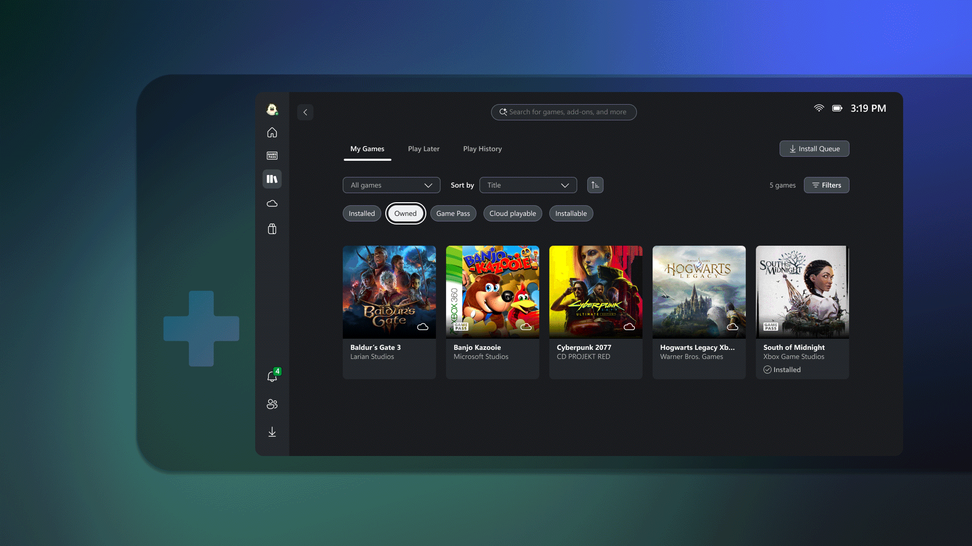 Xbox yeni özellikler