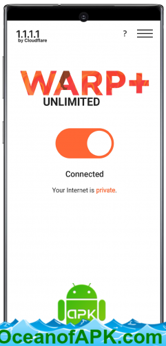 1.1.1.1 + WARP: Safer Internet v6.19 build 2791 [Unlimited] [Mod] APK Free Download