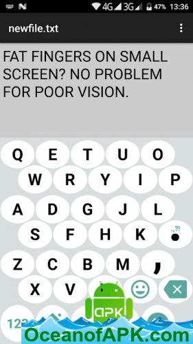 1C Big Keyboard v1.94 [adfree] APK Free Download