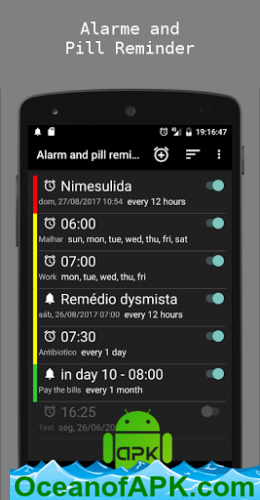 Alarm and pill reminder v1.9.21 [Pro] APK Free Download