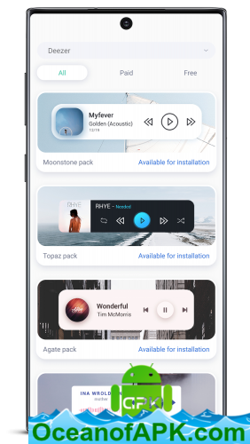 Audio Widget pack v2.0.7 [Pro] APK Free Download