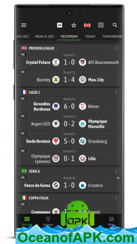 BeSoccer - Soccer Live Score v5.2.0.4 [Subscribed] APK Free Download