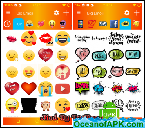 Big Emoji - large emoji for all chat messengers v6.0.0 [Mod] APK Free Download