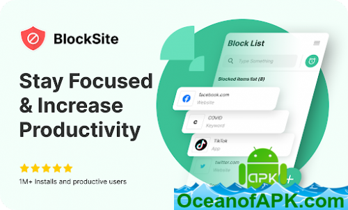 BlockSite - Avoid Distractions v1.9.5.4609 (Premium) APK Free Download