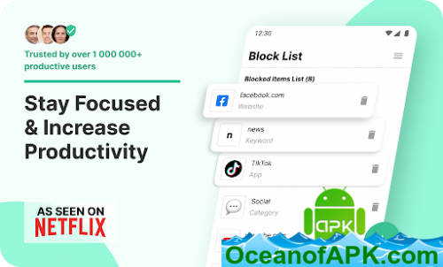 BlockSite - Stay Focused v2.1.1.5373 (Premium) APK Free Download