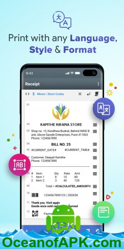 Bluetooth USB Thermal Printer,Free Receipt Maker v5.3 [Unlocked] APK Free Download
