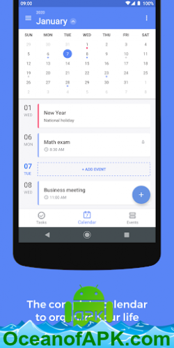 Calendar – Agenda, Duties and Occasions v7.0.0 (Professional) APK Free Obtain