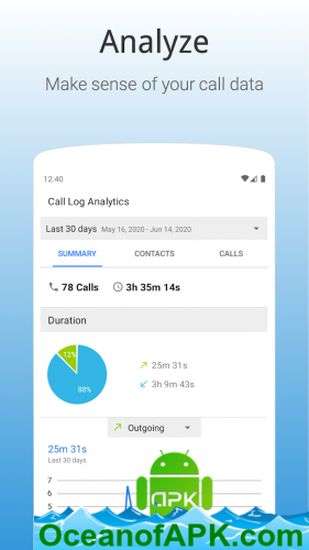 Call Log Analytics, Call Notes v2.1.4 [Premium] APK Free Download