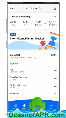 Calorie Counter - MyFitnessPal v23.3.5 [Subscribed] [Mod] APK Free Download