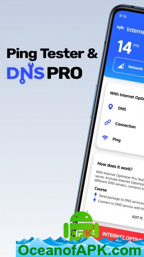 DNS changer PRO: Net Optimizer v2.6r [Paid] APK Free Download