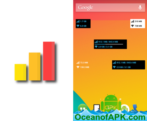 Data counter widget v4.0.1.82 [PRO][Colour Mod] APK Free Download