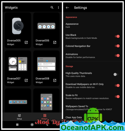 Diverse for KWGT v1.1 [Mod] APK Free Download