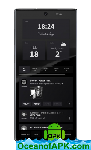 DockScreen - Fullscreen Clock v2.02 [Premium] APK Free Download