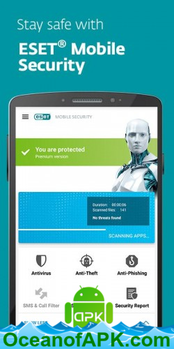 ESET Mobile Security & Antivirus v6.0.25.0 + Keys APK Free Download