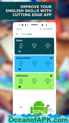 English Phrasal Verbs. Vocabulary Builder App v1.3.3 [Premium] APK Free Download