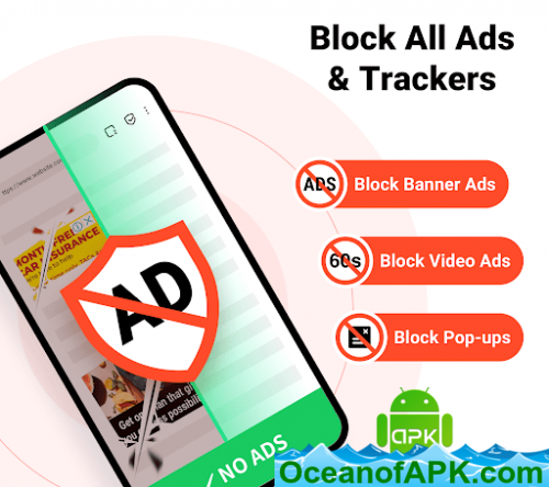 FAB Adblocker Browser:Adblock v96.1.3656 [Premium] APK Free Download