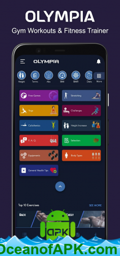 FitOlympia Pro - Gym Workouts v22.12.3 [Patched] APK Free Download