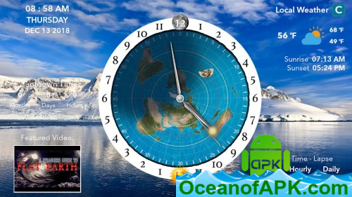 Flat Earth Solar & Moon Clock v3.5 APK Free Obtain