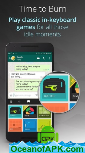 Ginger Keyboard - Emoji, GIFs, Themes & Games v9.2.00 [Premium] APK Free Download