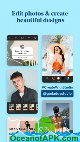 GoDaddy Studio: Graphic Design v7.33.2 [Pro] APK Free Download
