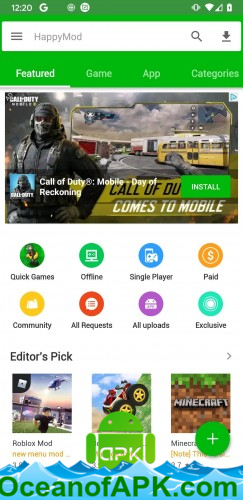 HappyMod v2.7.1 [Ad-Free][Mod] APK Free Download