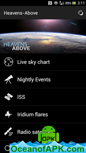 Heavens-Above Professional v1.66 construct 70 APK Free Obtain