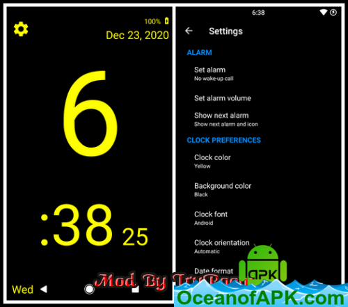 Huge Digital Clock v7.1.3 [Mod] APK Free Download