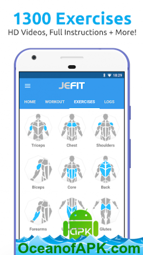 Jefit - Workout Tracker, Weight Lifting, Gym Log App v10.81 [Elite] APK Free Download