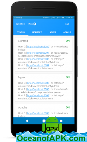 KSWEB: server + PHP + MySQL v3.93 [Pro] APK Free Download