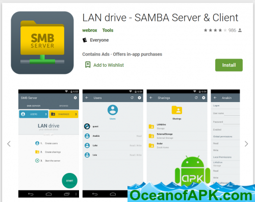 LAN drive - SAMBA Server & Client v7.4 [Unlocked] APK Free Download