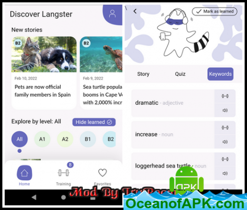 Langster: Learn French Faster v2.1.7 [Mod] APK Free Download