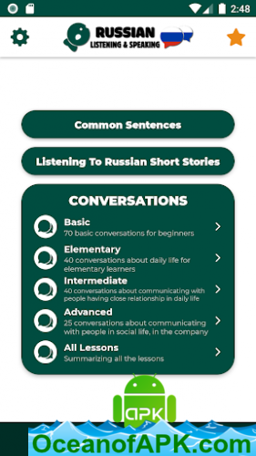 Learn Russian - Listening And Speaking v5.0.2 [Unlocked] APK Free Download