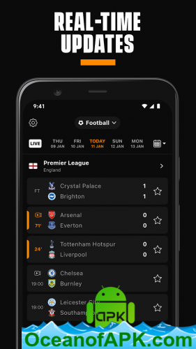 LiveScore: Live Sports Scores v4.3 [Ad-Free] APK Free Download