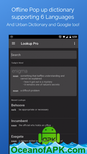 Look Up -Pop Up Dictionary Pro v3444 (SAP) (Paid) APK Free Download