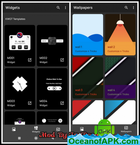 Monochrome Pro KWGT v4.1.1 [Mod] APK Free Download