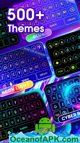 Neon LED Keyboard - RGB Lighting Colors v1.7.3 [Pro] APK Free Download