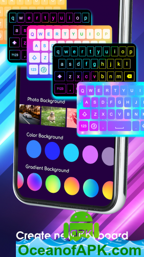 Neon LED Keyboard - RGB Lighting Colors v2.3.0 [Premium] APK Free Download