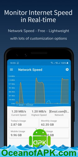 Network Speed - Internet Speed Meter - Indicator v2.7.3-tp [Pro] APK Free Download